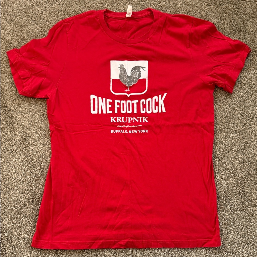 Bella Canvas Red Graphic Tee